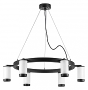 Люстра Lightstar Rullo LR01636637 цвет плафона/подвески Белый, Черный, цвет арматуры Черный-1