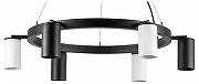 Люстра Lightstar Rullo LR016373363 цвет плафона/подвески Белый, Черный, цвет арматуры Черный
