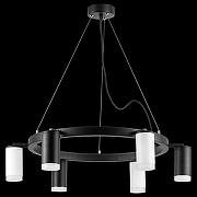 Люстра Lightstar Rullo LR0163733630 цвет плафона/подвески Белый, Черный, цвет арматуры Черный-2