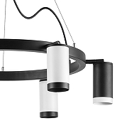 Люстра Lightstar Rullo LR01637336376 цвет плафона/подвески Белый, Черный, цвет арматуры Черный-3