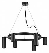 Люстра Lightstar Rullo LR016373873 цвет плафона/подвески Черный, цвет арматуры Черный-1