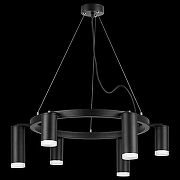 Люстра Lightstar Rullo LR0163738730 цвет плафона/подвески Белый, Черный, цвет арматуры Черный-2