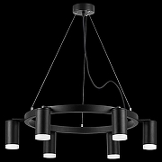 Люстра Lightstar Rullo LR0163760 цвет плафона/подвески Белый, Черный, цвет арматуры Черный-2