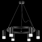 Люстра Lightstar Rullo LR0163761 цвет плафона/подвески Белый, Черный, цвет арматуры Черный-2