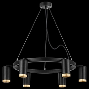 Люстра Lightstar Rullo LR01637640 цвет плафона/подвески Черный, Золото, цвет арматуры Черный-2