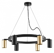 Люстра Lightstar Rullo LR016403373 цвет плафона/подвески Черный, Золото, цвет арматуры Черный-1