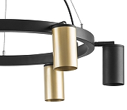 Люстра Lightstar Rullo LR016403373 цвет плафона/подвески Черный, Золото, цвет арматуры Черный-3