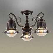 Люстра на штанге Omnilux Molfetta OML-50607-03 цвет плафона/подвески Коричневый, цвет арматуры Коричневый-1