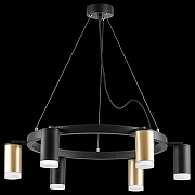Люстра Lightstar Rullo LR0164033730 цвет плафона/подвески Белый, Золото, Черный, цвет арматуры Черный-2