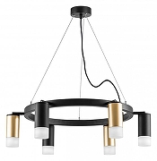 Люстра Lightstar Rullo LR0164033731 цвет плафона/подвески Белый, Золото, Черный, цвет арматуры Черный-1