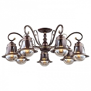 Люстра на штанге Omnilux Molfetta OML-50607-07 цвет плафона/подвески Коричневый, цвет арматуры Коричневый