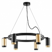 Люстра Lightstar Rullo LR01640337370 цвет плафона/подвески Черный, Золото, цвет арматуры Черный-1
