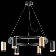 Люстра Lightstar Rullo LR01640337370 цвет плафона/подвески Черный, Золото, цвет арматуры Черный-2