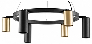 Люстра Lightstar Rullo LR016403873 цвет плафона/подвески Черный, Золото, цвет арматуры Черный