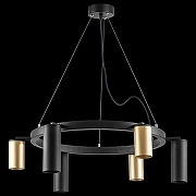 Люстра Lightstar Rullo LR016403873 цвет плафона/подвески Черный, Золото, цвет арматуры Черный-2