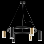 Люстра Lightstar Rullo LR0164038730 цвет плафона/подвески Белый, Золото, Черный, цвет арматуры Черный-2