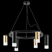 Люстра Lightstar Rullo LR0164038731 цвет плафона/подвески Белый, Золото, Черный, цвет арматуры Черный-2