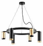Люстра Lightstar Rullo LR01640387370 цвет плафона/подвески Черный, Золото, цвет арматуры Черный-1