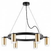 Люстра Lightstar Rullo LR0164060 цвет плафона/подвески Белый, Золото, цвет арматуры Черный-1
