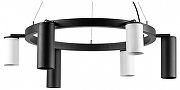 Люстра Lightstar Rullo LR016873363 цвет плафона/подвески Белый, Черный, цвет арматуры Черный