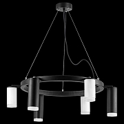 Люстра Lightstar Rullo LR0168733630 цвет плафона/подвески Белый, Черный, цвет арматуры Черный-2