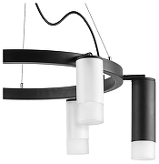 Люстра Lightstar Rullo LR0168733631 цвет плафона/подвески Белый, Черный, цвет арматуры Черный-3