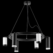Люстра Lightstar Rullo LR01687336376 цвет плафона/подвески Белый, Черный, цвет арматуры Черный-2