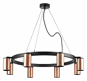Люстра Lightstar Rullo LR018308 цвет плафона/подвески Медь, цвет арматуры Черный-1