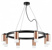Люстра Lightstar Rullo LR0183081 цвет плафона/подвески Белый, Медь, цвет арматуры Черный-1