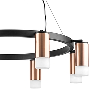 Люстра Lightstar Rullo LR0183081 цвет плафона/подвески Белый, Медь, цвет арматуры Черный-3