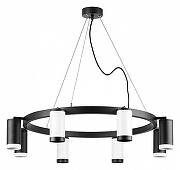 Люстра Lightstar Rullo LR01836437467 цвет плафона/подвески Белый, Черный, цвет арматуры Черный-1