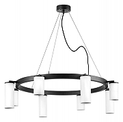 Люстра Lightstar Rullo LR018364864 цвет плафона/подвески Белый, цвет арматуры Черный-1
