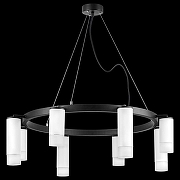 Люстра Lightstar Rullo LR0183648641 цвет плафона/подвески Белый, цвет арматуры Черный-2