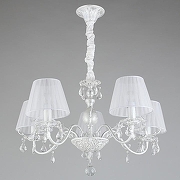 Люстра Omnilux Bantine OML-53213-05 цвет плафона/подвески Белый, Прозрачный, цвет арматуры Белый-3