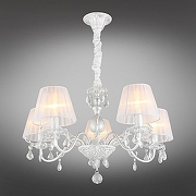 Люстра Omnilux Bantine OML-53213-05 цвет плафона/подвески Белый, Прозрачный, цвет арматуры Белый-10