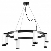 Люстра Lightstar Rullo LR01836486440 цвет плафона/подвески Белый, Черный, цвет арматуры Черный-1