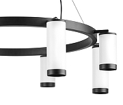 Люстра Lightstar Rullo LR01836486440 цвет плафона/подвески Белый, Черный, цвет арматуры Черный-3