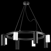 Люстра Lightstar Rullo LR018364874 цвет плафона/подвески Белый, Черный, цвет арматуры Черный-2