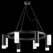 Люстра Lightstar Rullo LR0183648741 цвет плафона/подвески Белый, Черный, цвет арматуры Черный-2