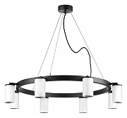 Люстра Lightstar Rullo LR018368 цвет плафона/подвески Белый, цвет арматуры Черный-1