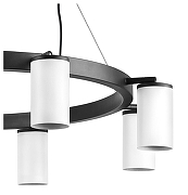 Люстра Lightstar Rullo LR018368 цвет плафона/подвески Белый, цвет арматуры Черный-3