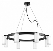 Люстра Lightstar Rullo LR0183680 цвет плафона/подвески Белый, цвет арматуры Черный-1