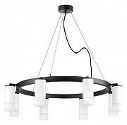 Люстра Lightstar Rullo LR0183681 цвет плафона/подвески Белый, цвет арматуры Черный-1