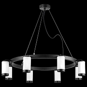 Люстра Lightstar Rullo LR01836837 цвет плафона/подвески Белый, Черный, цвет арматуры Черный-2
