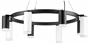 Люстра Lightstar Rullo LR0183748640 цвет плафона/подвески Белый, Черный, цвет арматуры Черный
