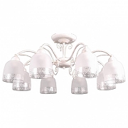 Люстра Omnilux Ferraro OML-54907-08 цвет плафона/подвески Белый, цвет арматуры Белый, Золото