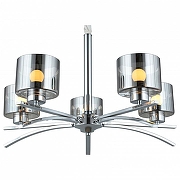 Люстра Omnilux Alassio OML-55803-05 цвет плафона/подвески Серый, цвет арматуры Хром