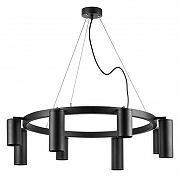 Люстра Lightstar Rullo LR018374874 цвет плафона/подвески Черный, цвет арматуры Черный-1