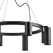 Люстра Lightstar Rullo LR018374874 цвет плафона/подвески Черный, цвет арматуры Черный-3