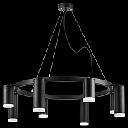 Люстра Lightstar Rullo LR0183748740 цвет плафона/подвески Белый, Черный, цвет арматуры Черный-2